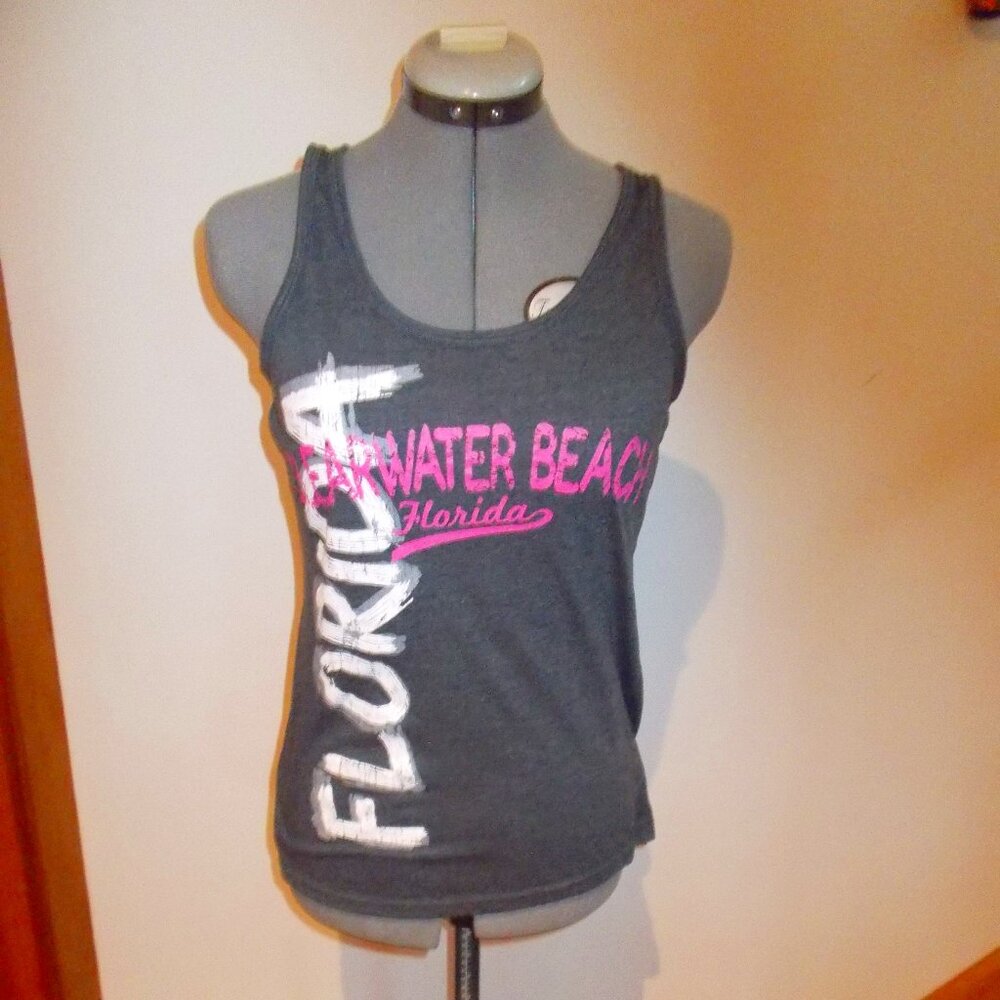 $7 Summer Sale! NWOT gray Florida tank top in XL